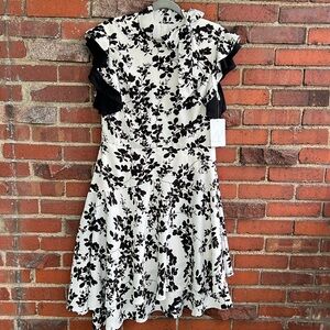 Mikael Aghal Floral Print Dress NWT